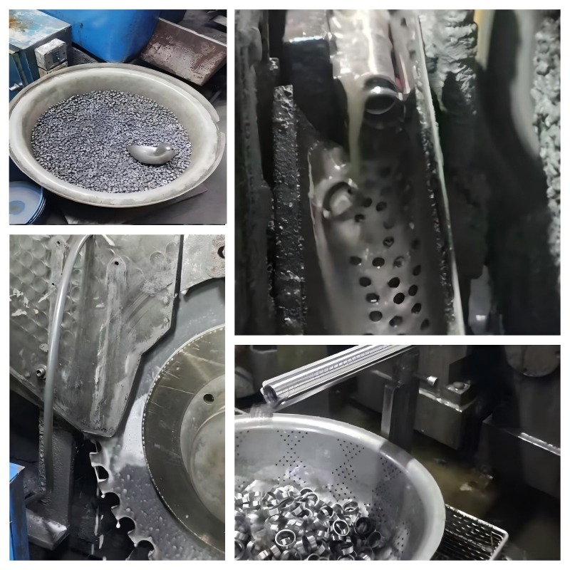 Miniature bearing cleaning and grinding process - ultrasonic cleaning machine removes debris.jpg