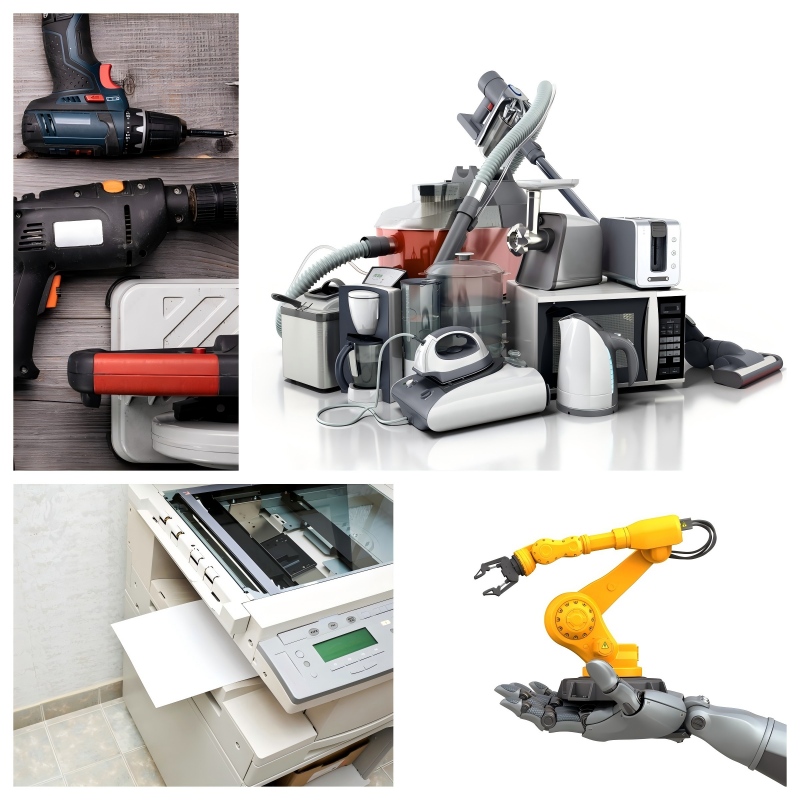 Common applications of precision micro bearings in power tools, home appliances, printers and robotics.jpg