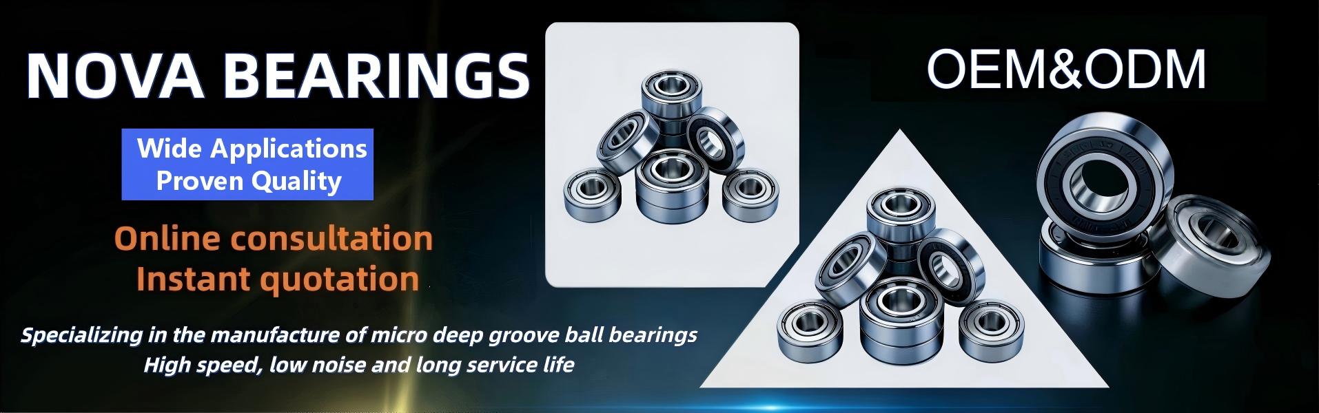 High Precision Miniature Bearings 1mm-15mm